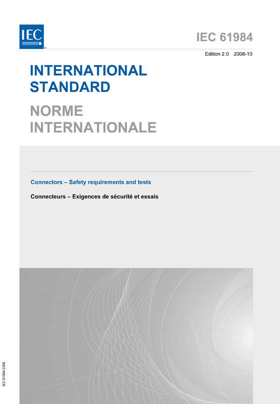 Cover IEC 61984:2008